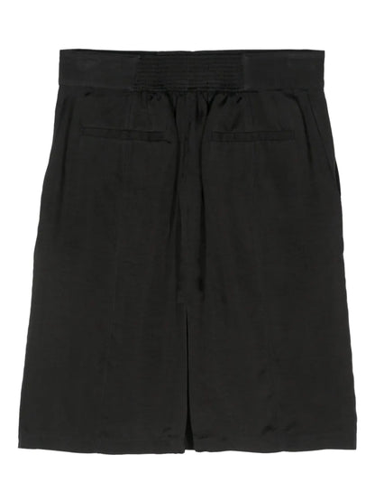 Twill-Weave Mini Skirt