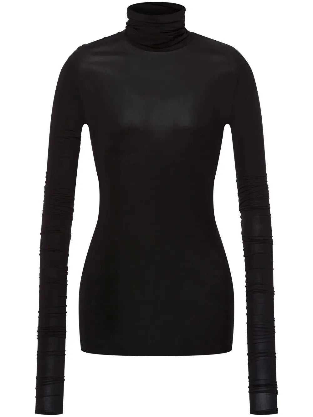 Turtleneck Long-Sleeve Top