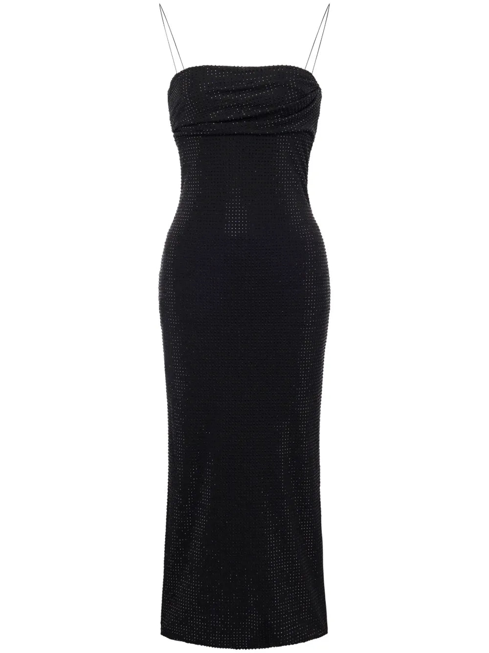 Crystal-Embellished Midi Dress