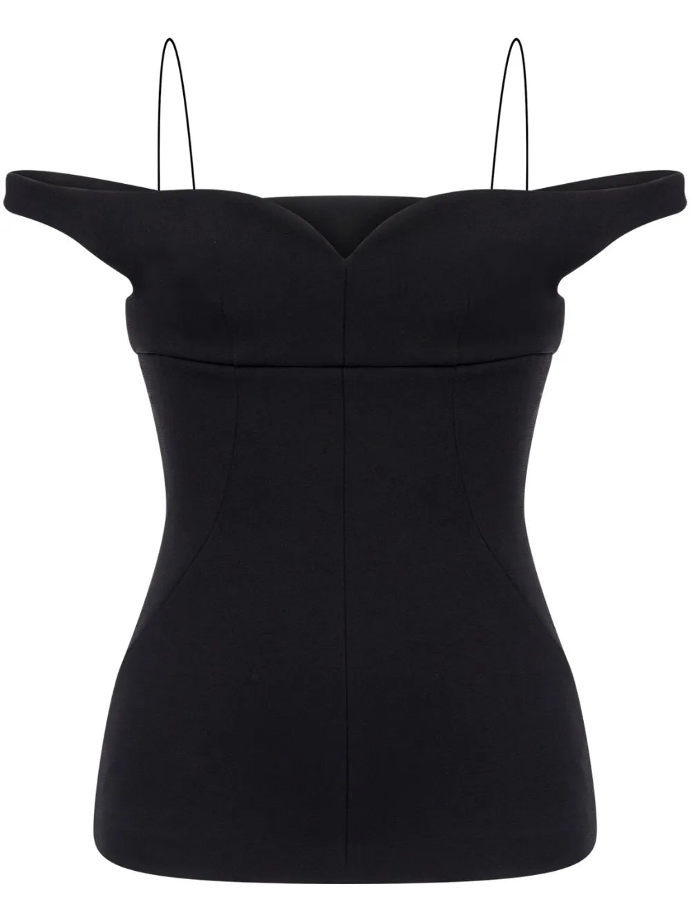 Sweetheart Neck Fitted Top