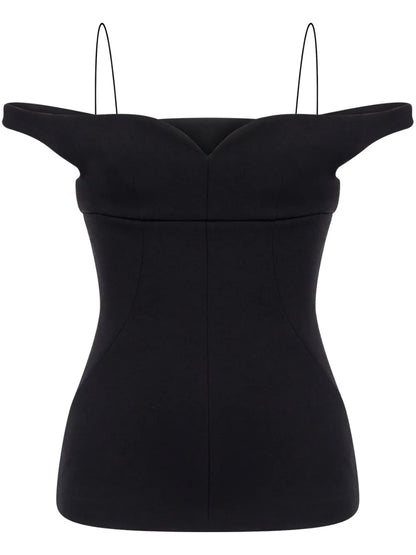 Sweetheart Neck Fitted Top