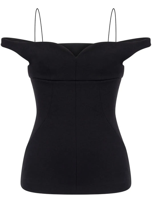 Sweetheart Neck Fitted Top