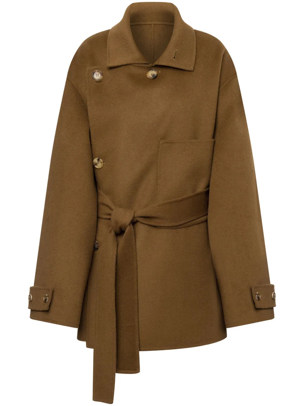 Double-Breasted Wool Coat