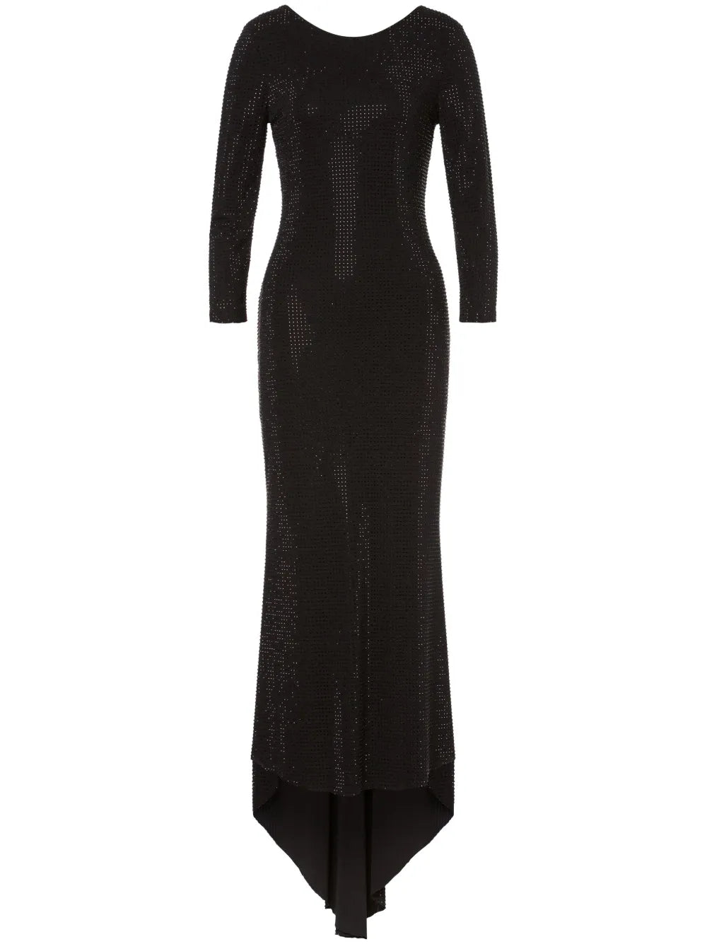 Rhinestone-Embellished Maxi Dress