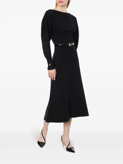 Belted Midi Dress