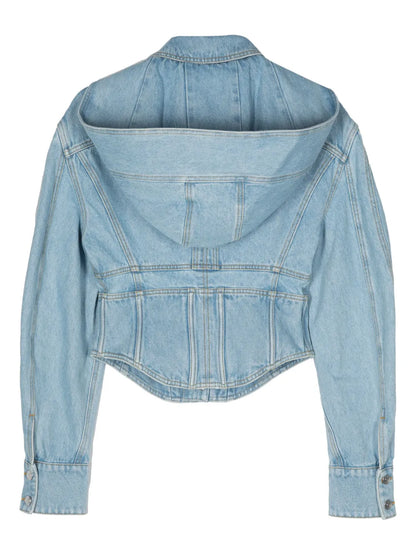Hooded Denim Jacket