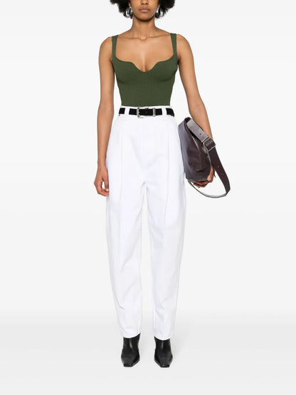 The Ashford High-Rise Tapered Jeans