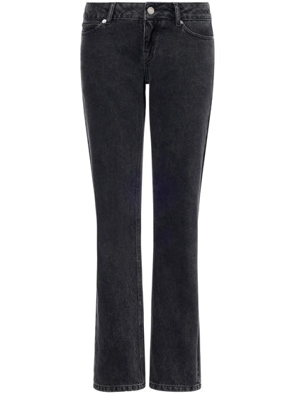 Low-Rise Tapered Jeans