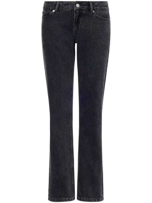 Low-Rise Tapered Jeans