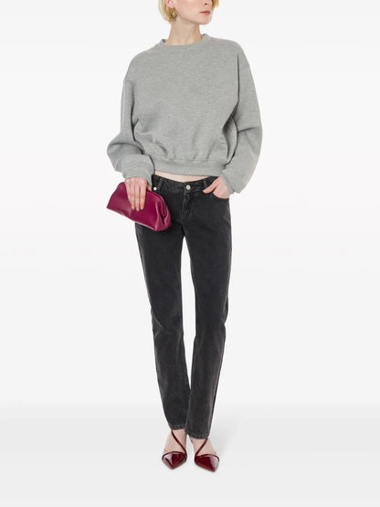 Low-Rise Tapered Jeans