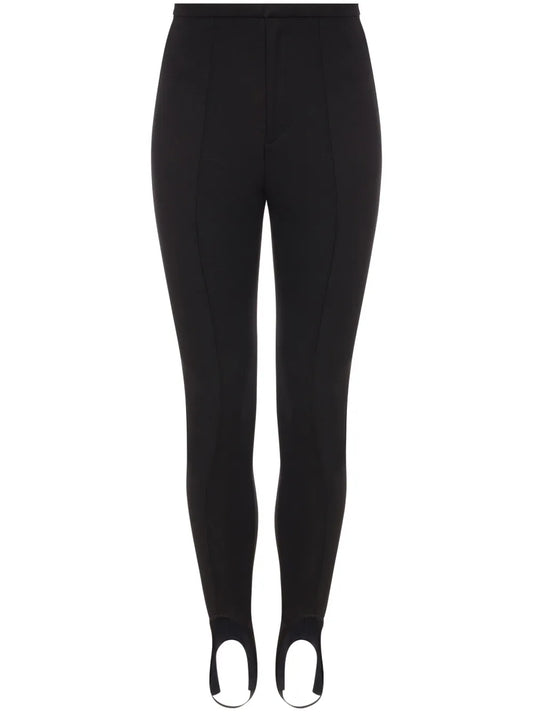 Raised-Seam High-Waist Leggings
