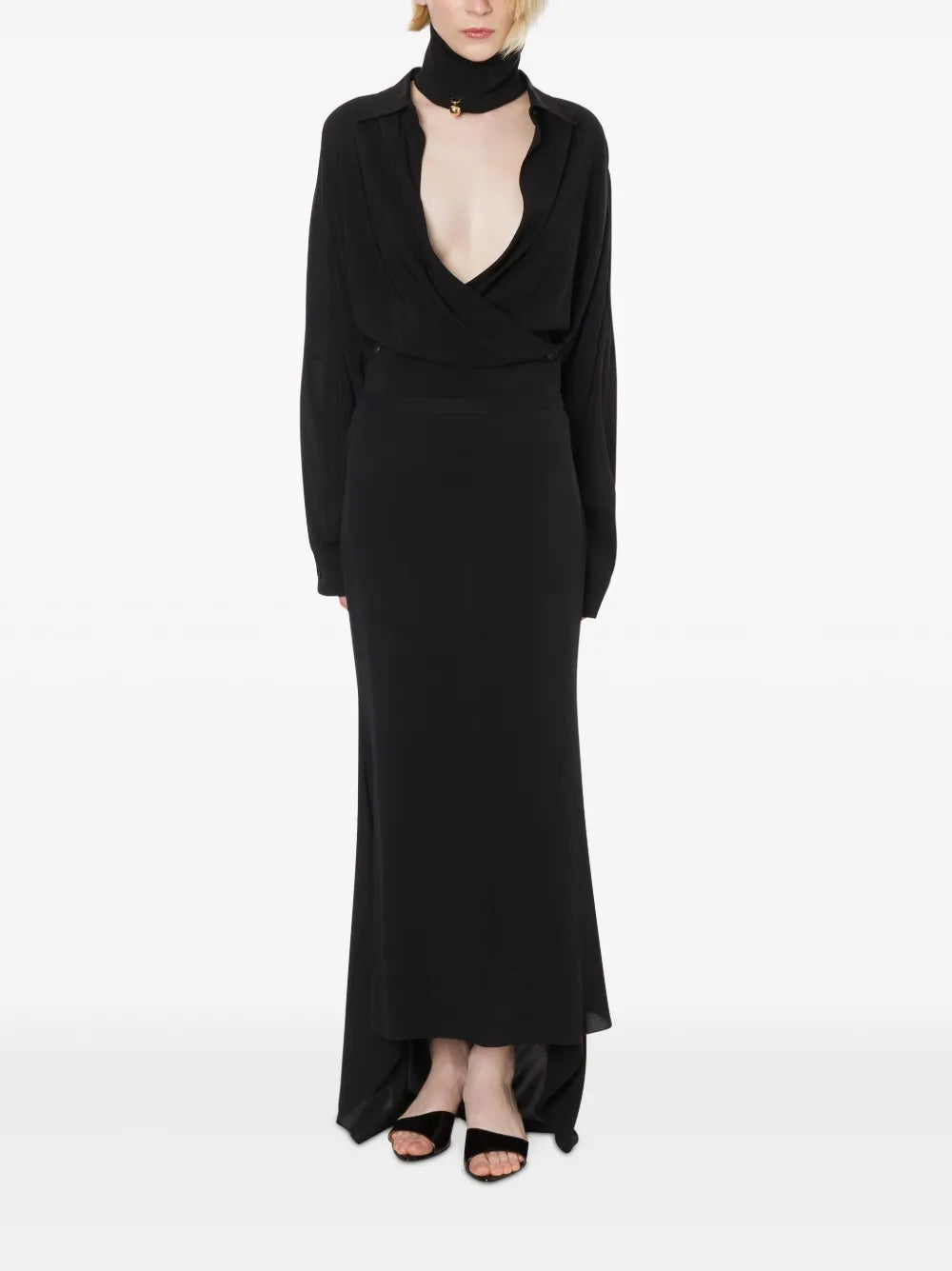 High-Waisted Maxi Skirt