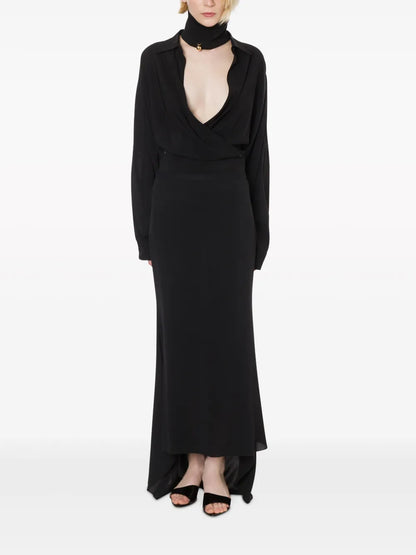 High-Waisted Maxi Skirt