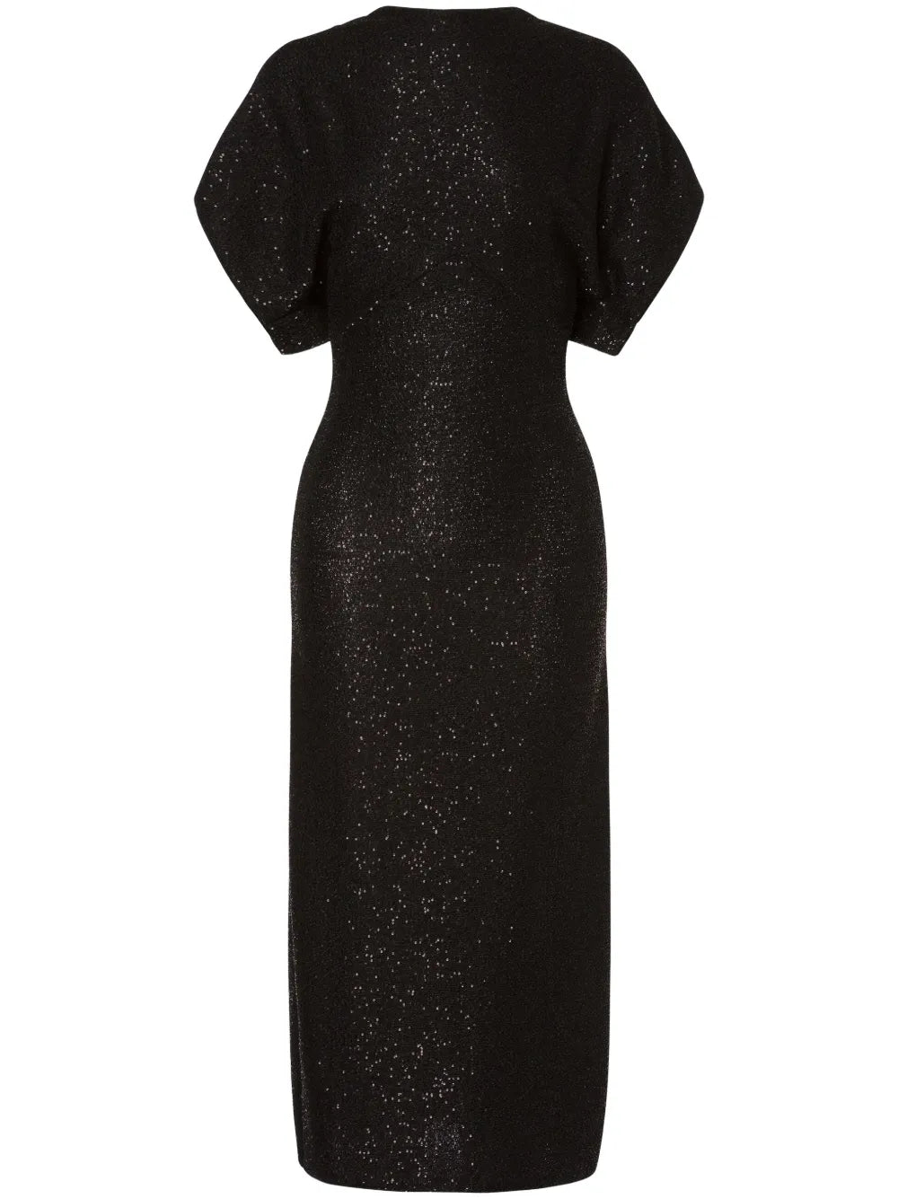 Sequinned Knitted Midi Dress