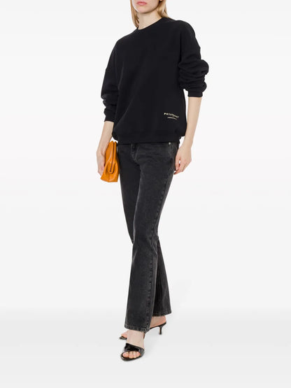 Long-Sleeve Cotton Sweatshirt