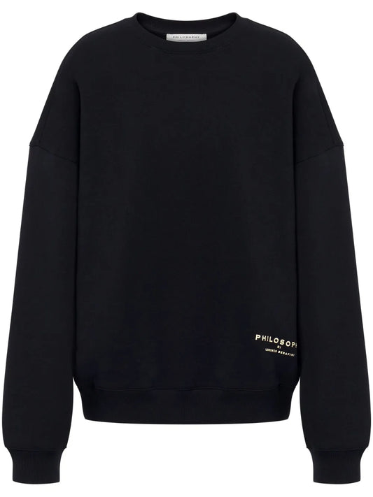 Long-Sleeve Cotton Sweatshirt