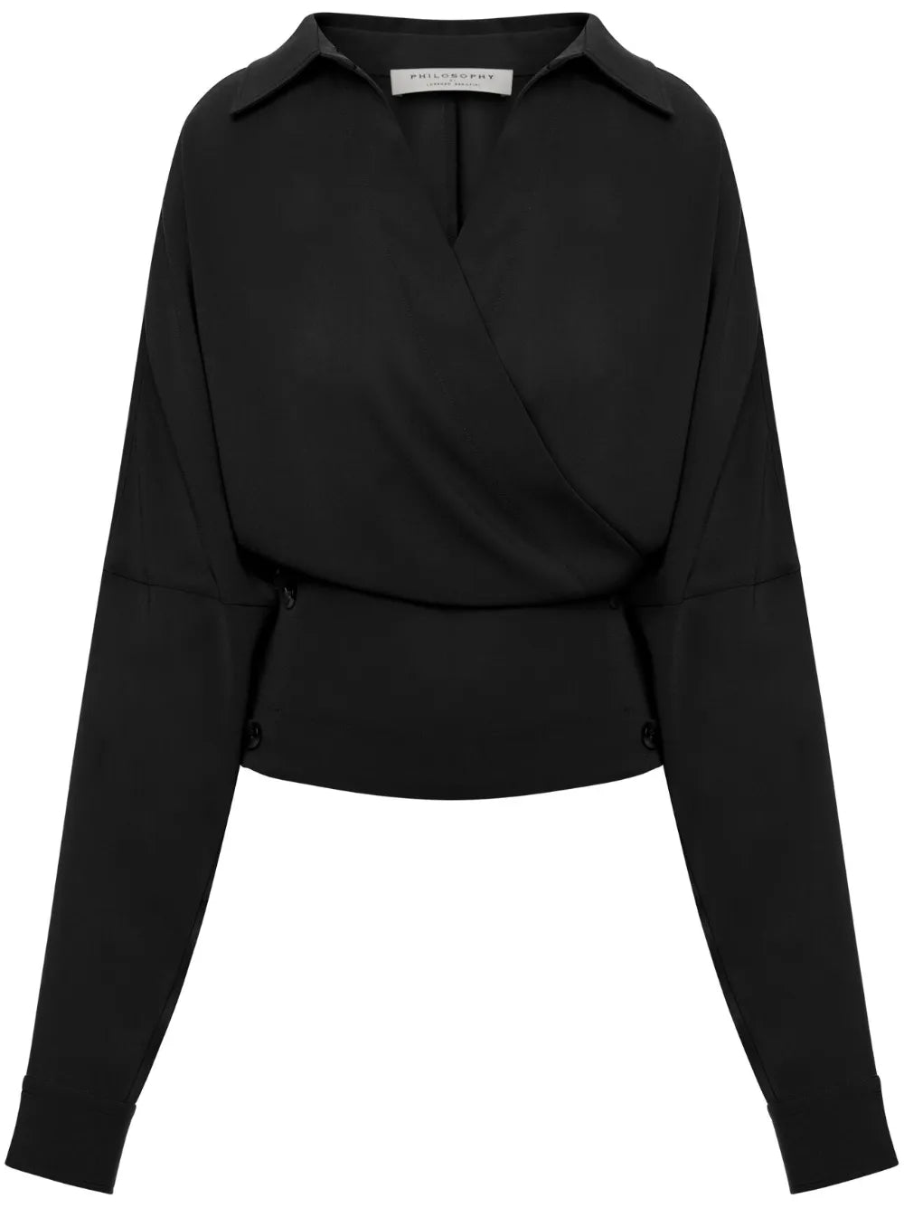 Panelled V-Neck Blouse