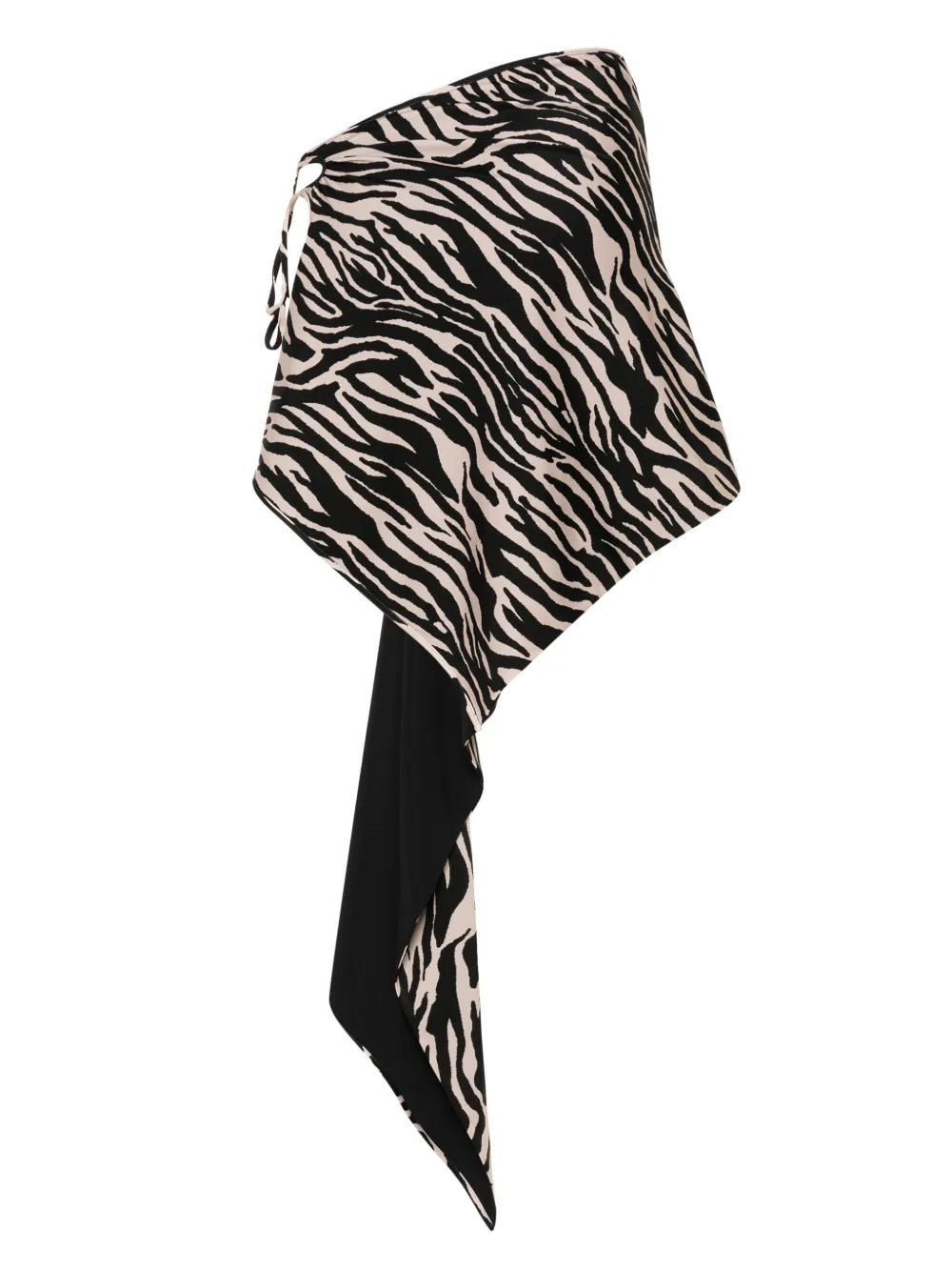 Zebra-Print Beach Skirt