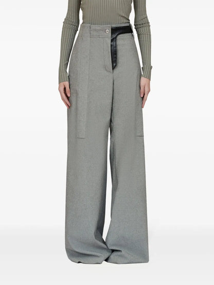Canvas Palazzo Trousers
