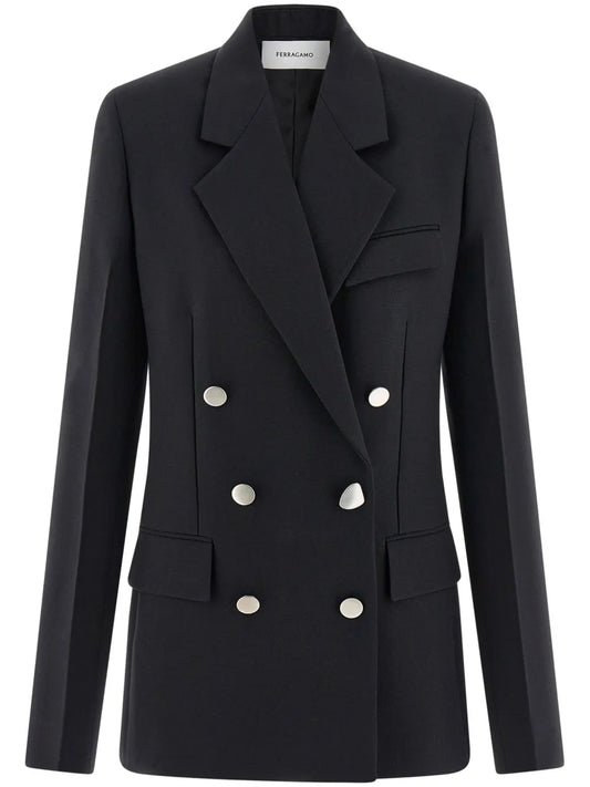 Double Breasted Wool Blazer