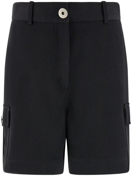 Virgin Wool Utility Shorts