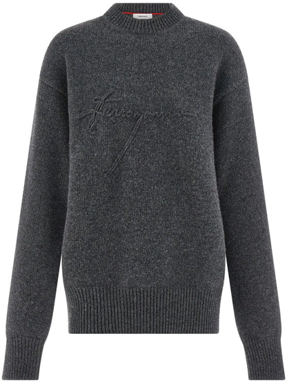 Virgin Wool Crew Neck Sweater