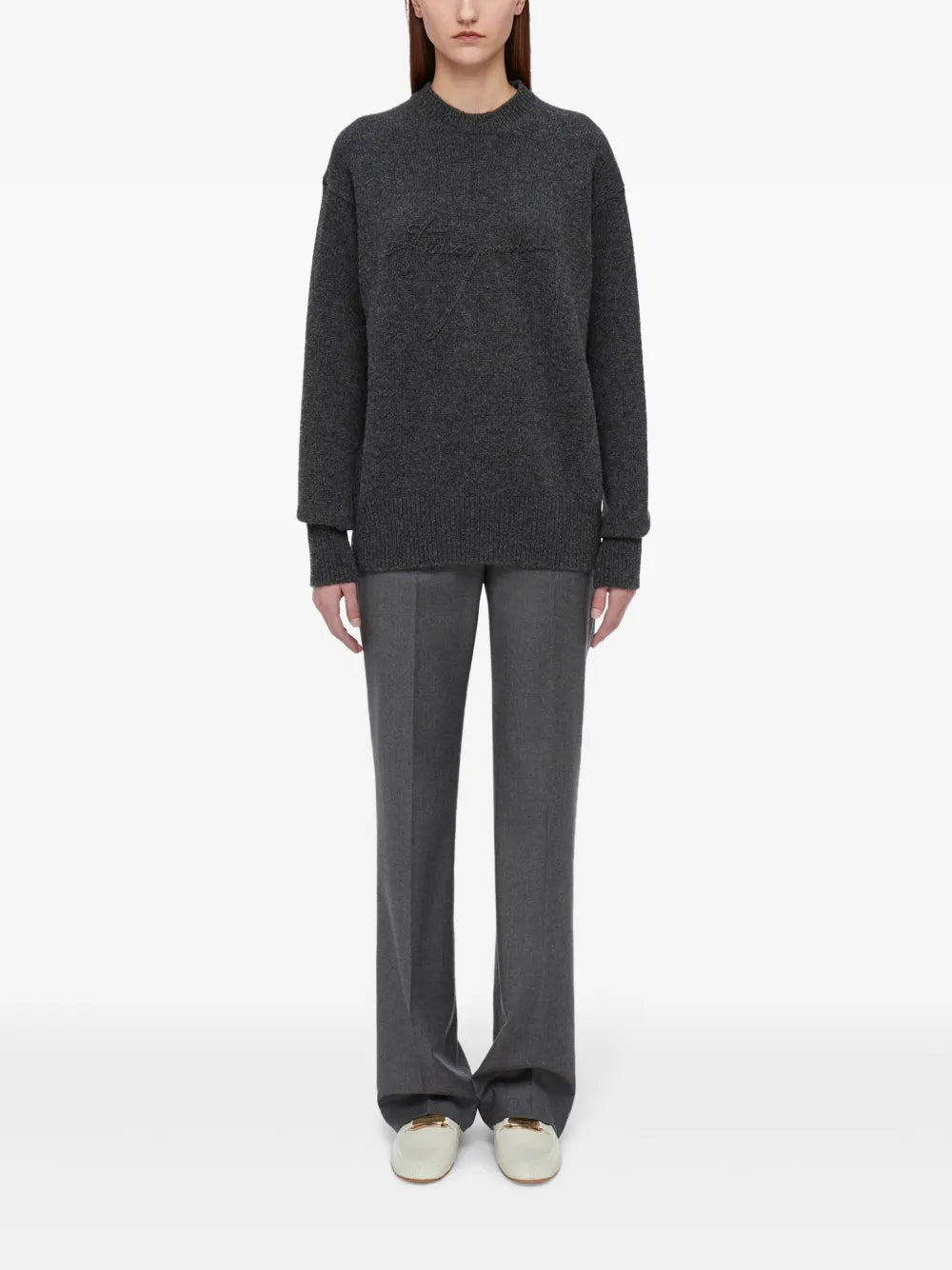 Virgin Wool Crew Neck Sweater
