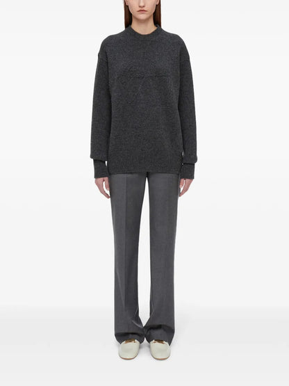 Virgin Wool Crew Neck Sweater