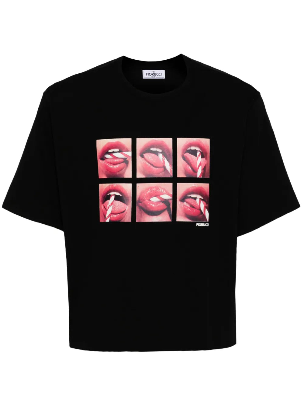 Mouth Graphic-Print Cotton T-Shirt