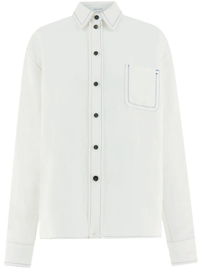 Contrast-Stitched Shirt