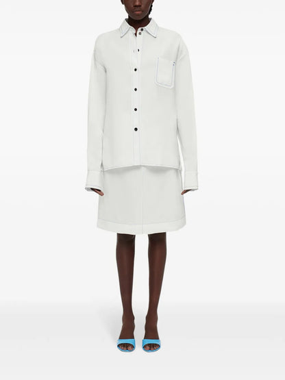 Contrast-Stitched Shirt