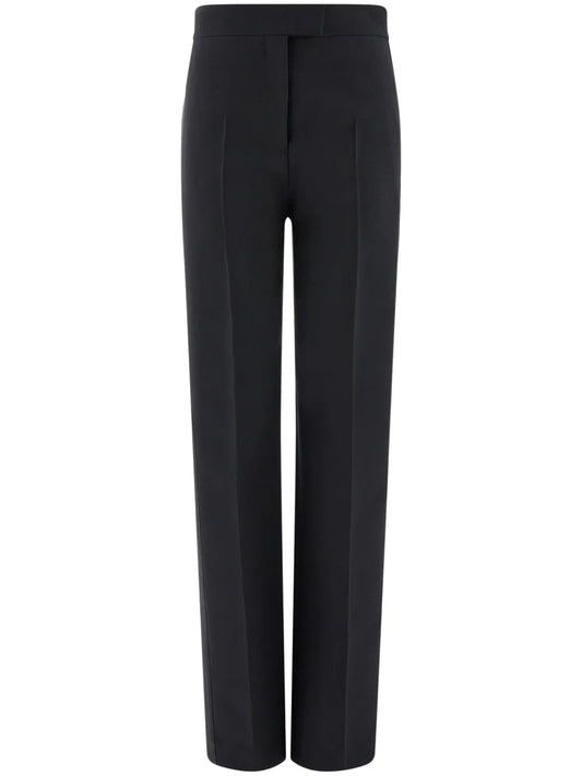 Press-Crease High-Rise Trousers