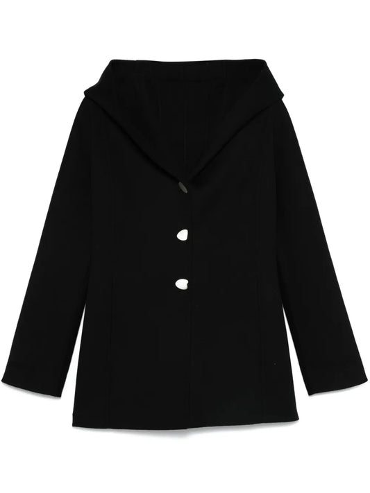 Hooded Wool Peacoat