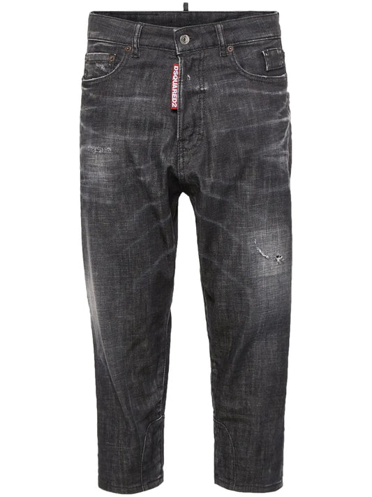 Low-Rise Cropped Jeans