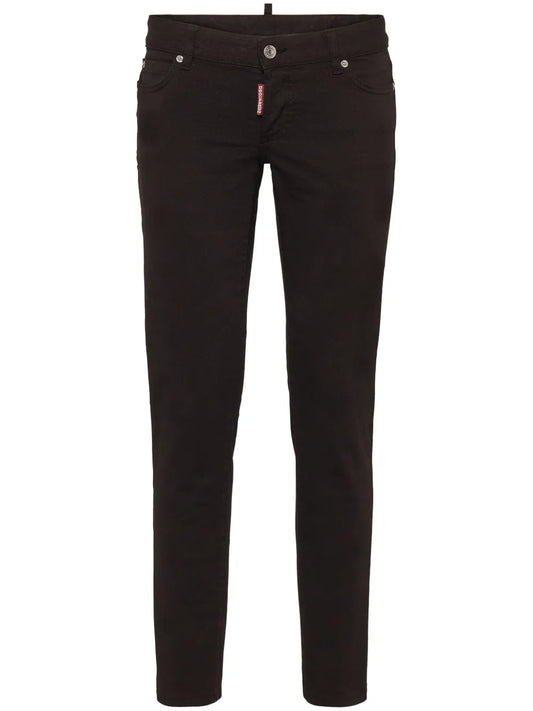 Low-Rise Skinny Trousers