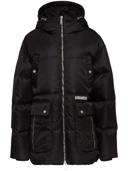 Quilted Hooded Coat