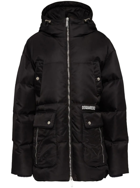Quilted Hooded Coat