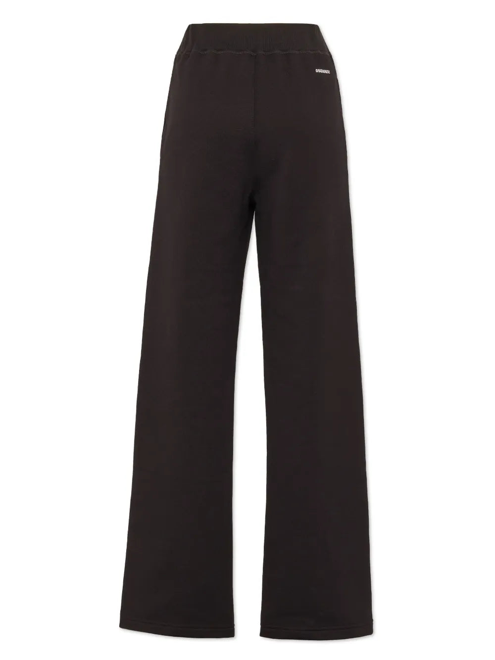 Heart-Appliqué Flared Track Pants