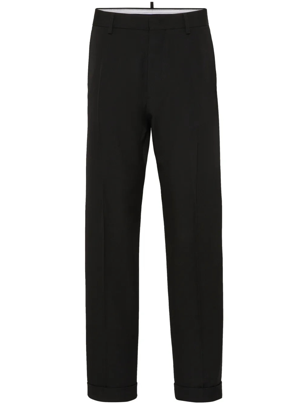 Straight-Leg Tailored Trousers