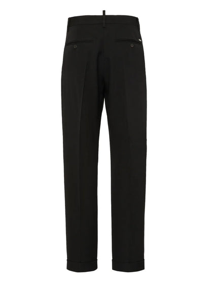 Straight-Leg Tailored Trousers