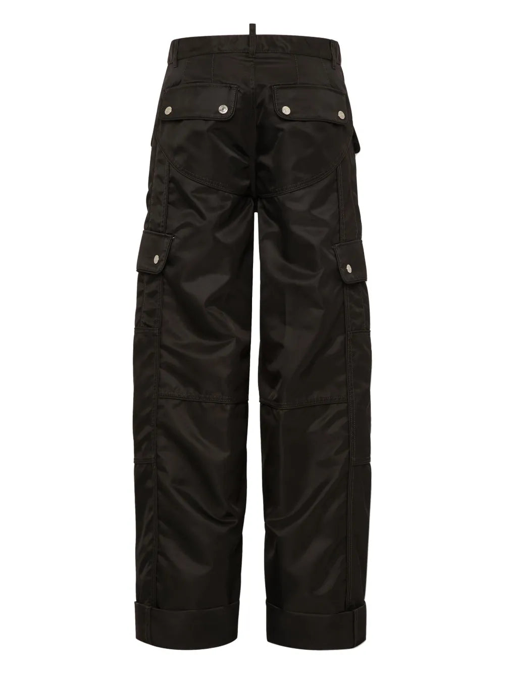 Satin Cargo Trousers