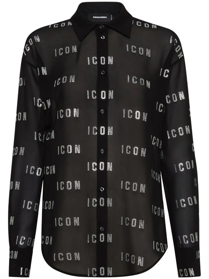 Crystal-Embellished Shirt