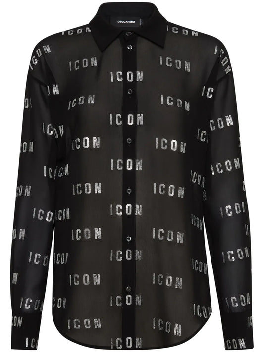 Crystal-Embellished Shirt