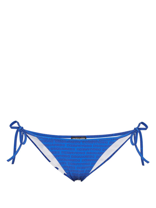 Logo-Print Bikini Bottoms