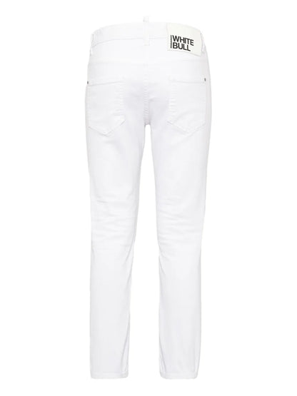 Mid-Rise Skinny Trousers