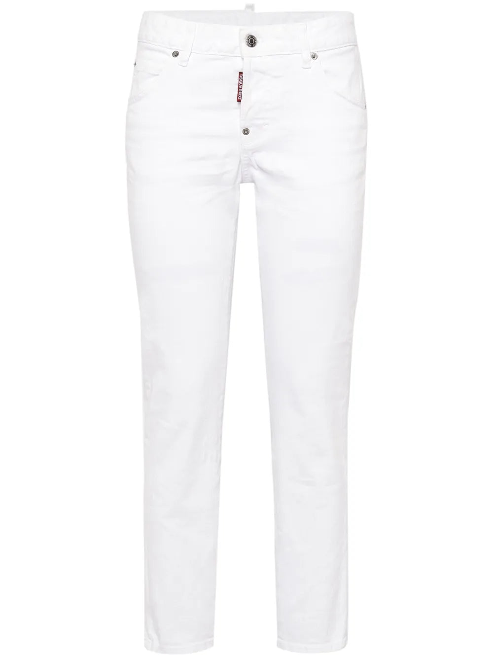Mid-Rise Skinny Trousers