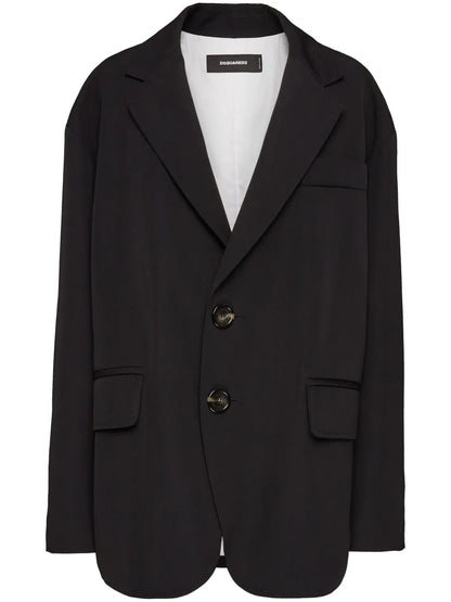 Single-Breasted Tailored Blazer