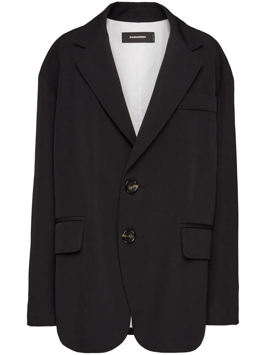 Single-Breasted Tailored Blazer