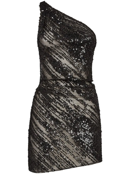 One-Shoulder Mini Dress