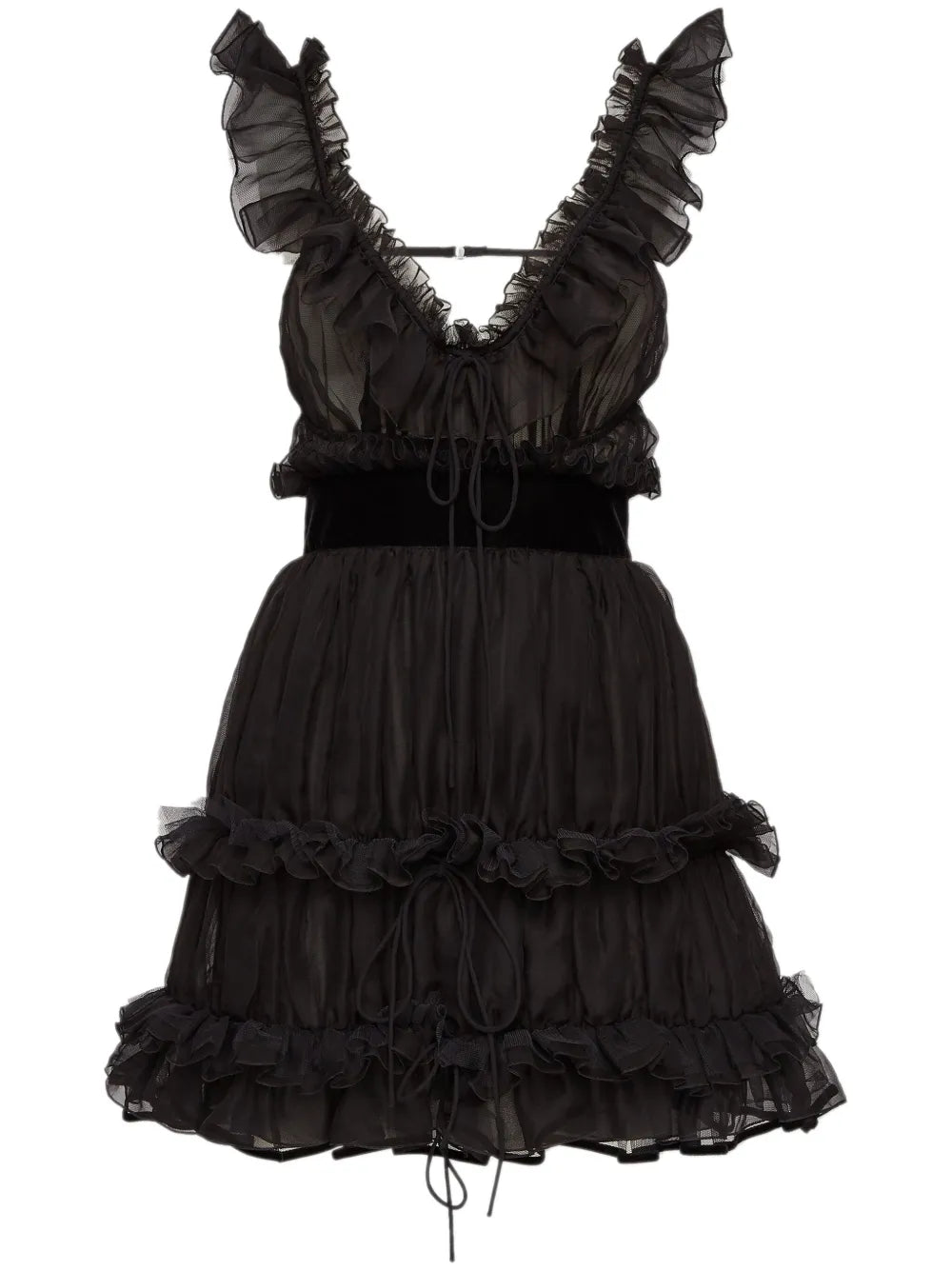 Ruffled Mini Dress